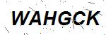 CAPTCHA verification image containing distorted text characters