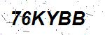 CAPTCHA verification image containing distorted text characters
