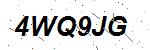 CAPTCHA verification image containing distorted text characters
