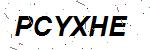 CAPTCHA verification image containing distorted text characters