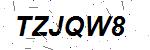 CAPTCHA verification image containing distorted text characters