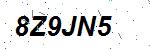 CAPTCHA verification image containing distorted text characters