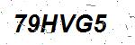 CAPTCHA verification image containing distorted text characters