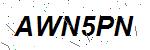 CAPTCHA verification image containing distorted text characters