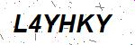CAPTCHA verification image containing distorted text characters