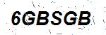 CAPTCHA verification image containing distorted text characters