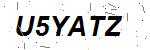 CAPTCHA verification image containing distorted text characters