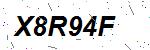 CAPTCHA verification image containing distorted text characters