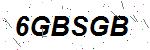 CAPTCHA verification image containing distorted text characters