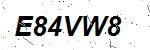 CAPTCHA verification image containing distorted text characters
