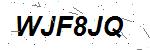 CAPTCHA verification image containing distorted text characters