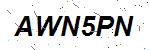 CAPTCHA verification image containing distorted text characters