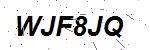 CAPTCHA verification image containing distorted text characters