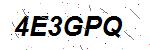 CAPTCHA verification image containing distorted text characters