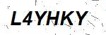 CAPTCHA verification image containing distorted text characters