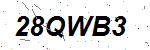 CAPTCHA verification image containing distorted text characters