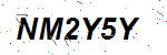 CAPTCHA verification image containing distorted text characters
