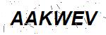 CAPTCHA verification image containing distorted text characters