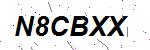 CAPTCHA verification image containing distorted text characters
