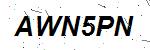 CAPTCHA verification image containing distorted text characters