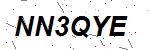 CAPTCHA verification image containing distorted text characters