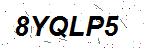 CAPTCHA verification image containing distorted text characters