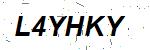 CAPTCHA verification image containing distorted text characters