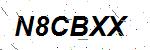 CAPTCHA verification image containing distorted text characters
