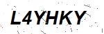 CAPTCHA verification image containing distorted text characters