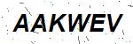 CAPTCHA verification image containing distorted text characters