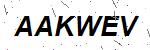 CAPTCHA verification image containing distorted text characters