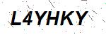 CAPTCHA verification image containing distorted text characters