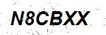 CAPTCHA verification image containing distorted text characters