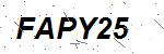 CAPTCHA verification image containing distorted text characters