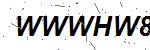 CAPTCHA verification image containing distorted text characters