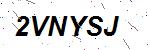 CAPTCHA verification image containing distorted text characters