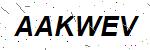 CAPTCHA verification image containing distorted text characters
