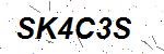 CAPTCHA verification image containing distorted text characters