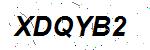 CAPTCHA verification image containing distorted text characters