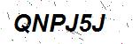CAPTCHA verification image containing distorted text characters