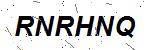 CAPTCHA verification image containing distorted text characters