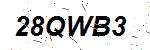 CAPTCHA verification image containing distorted text characters