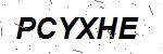 CAPTCHA verification image containing distorted text characters