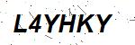 CAPTCHA verification image containing distorted text characters