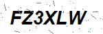 CAPTCHA verification image containing distorted text characters