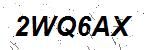 CAPTCHA verification image containing distorted text characters