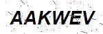 CAPTCHA verification image containing distorted text characters