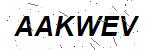 CAPTCHA verification image containing distorted text characters