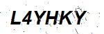 CAPTCHA verification image containing distorted text characters