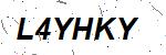 CAPTCHA verification image containing distorted text characters